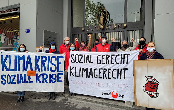 Symbolbild: Strike for future 2021: Sozialgerecht, klimagerecht!